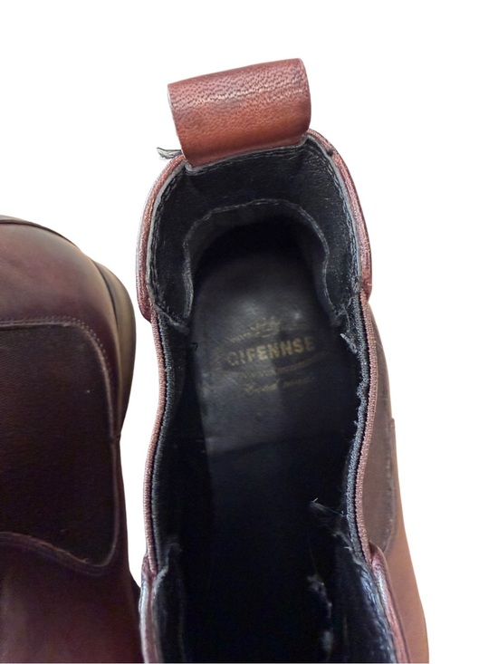GIFENNSE Men\'s Chelsea Boots Brown Leather Ankle Boots Size 9.5 main image 9